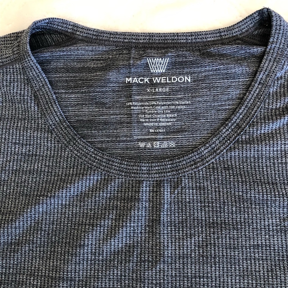 Mack Weldon Dark Gray Short Sleeve Tee Size XL - Picture 3 of 3